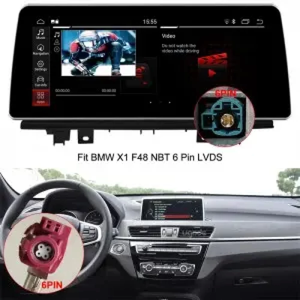 BMW X1 Serisi 20.25 inch - CarPlay - Android - GPS Navigasyon - Multimedya Ekran 