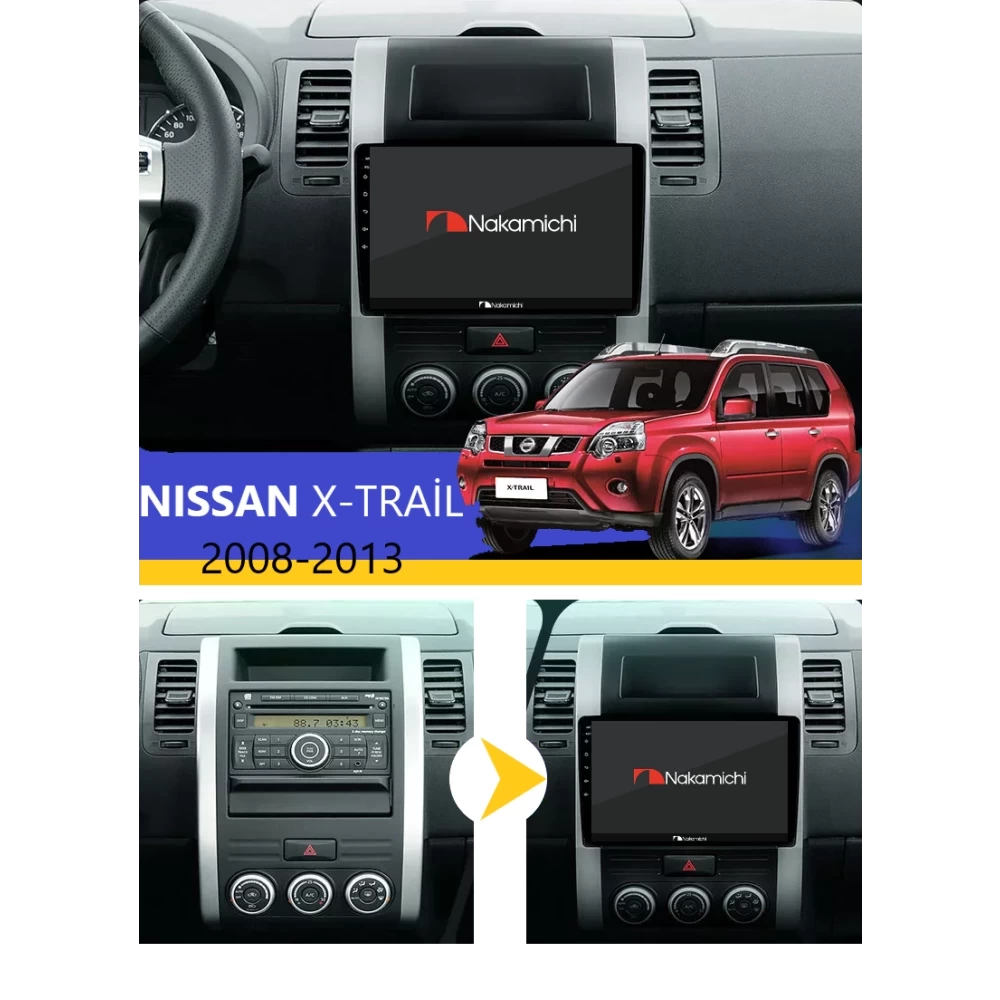 Nissan X-Trail (2008-2013) | Android Multimedya Navigasyon Sistemi