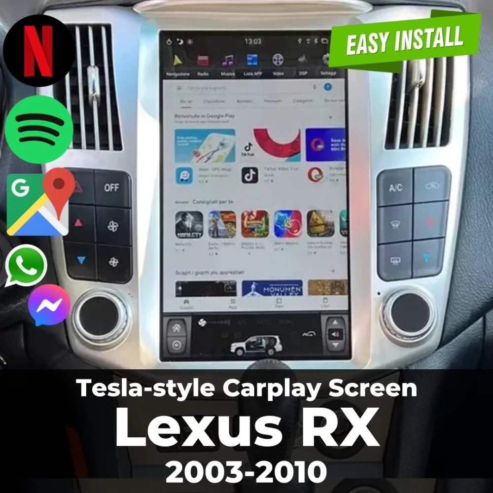 Lexus RX Tesla Ekran 2003-2010