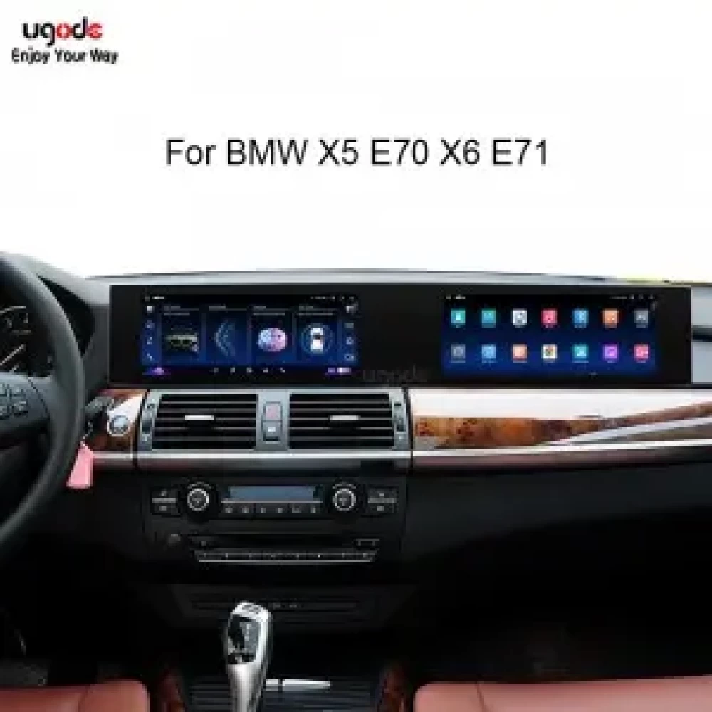  BMW X5 E70 X6 E71 21 inch İkili Multimedya Ekran (Dual Screen) - CarPlay - Android - GPS Navigasyon 2007-2013