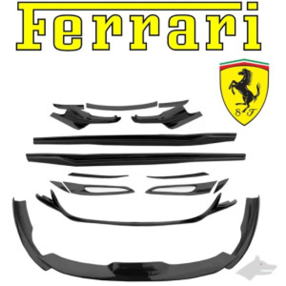 GrayWolf 2017+ 812 Dry Carbon Fiber Body Kit | Ferrari 812 Prepreg Carbon Fiber Tuning Kit | 812 Superfast GTS Wind Spoiler Kit