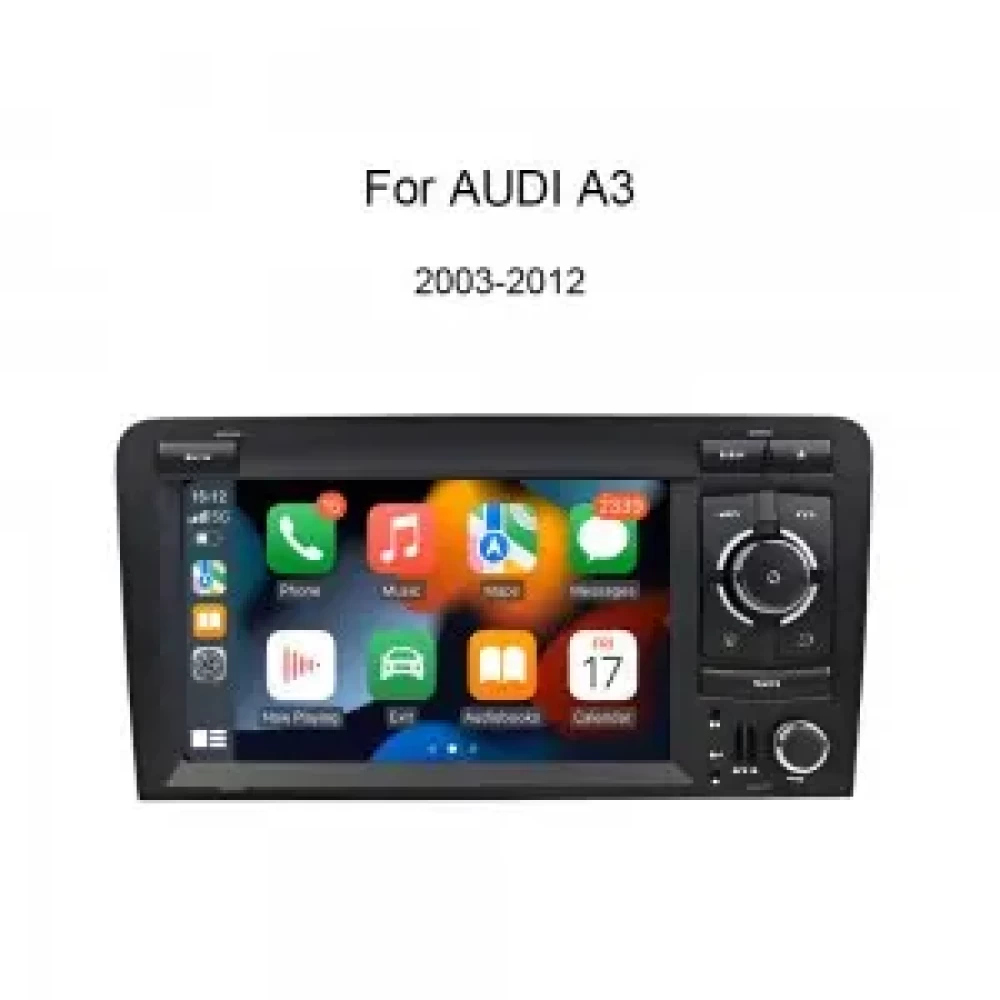 Audi A3 7 inch - CarPlay - Android - GPS Navigasyon - Multimedya Ekran 2003-2012