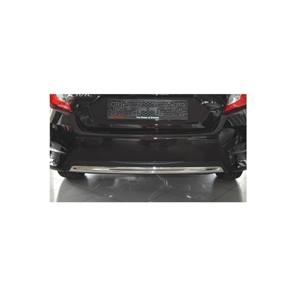 Honda Civic İçin Uyumlu Fc5 Arka Tampon Alt Nikelajı Krom 2016-2020