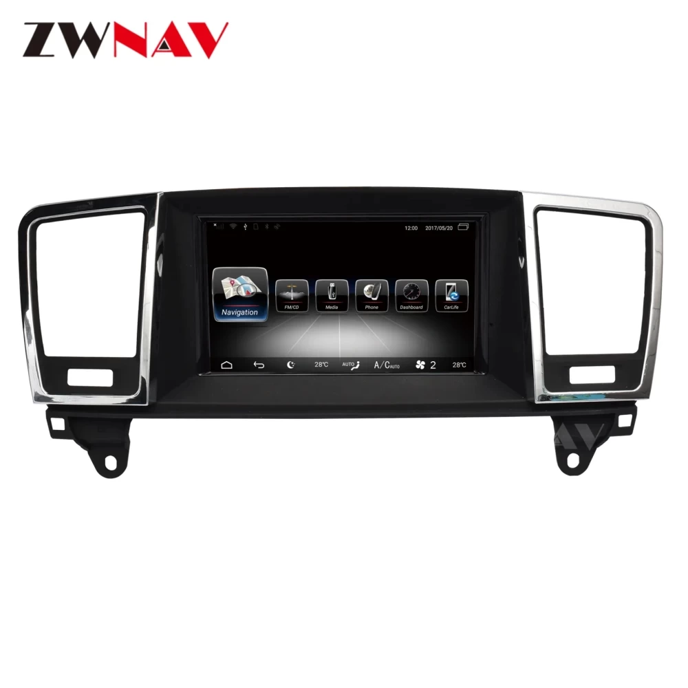 Mercedes-Benz ML (W166) & GL (X166) 2012-2016 Android 13.0 Profesyonel Multimedya Sistemi