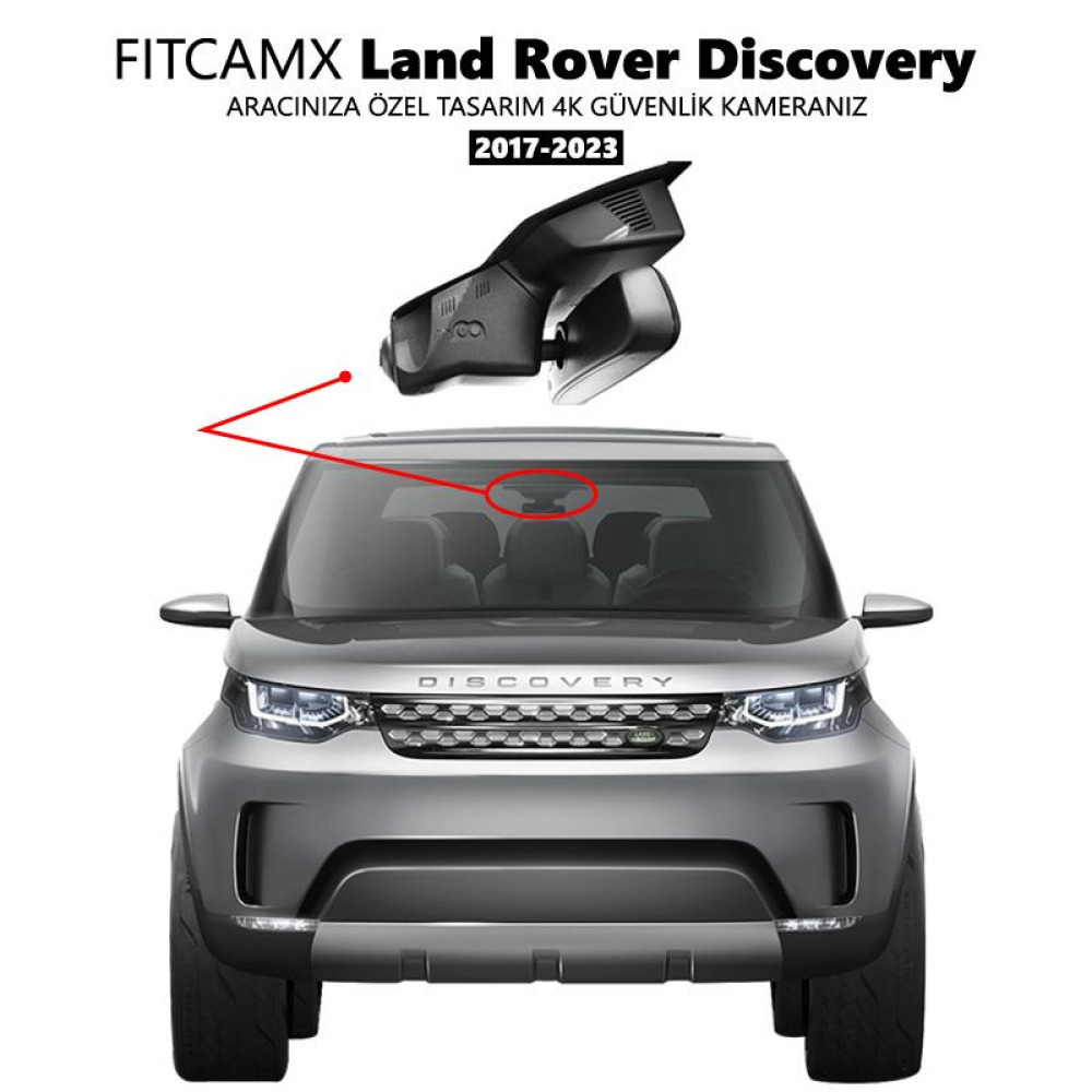 Land Rover Discovery Modellere Özel 4K Araç Kamerası 2017 2018 2019 2020 2021 2022 2023