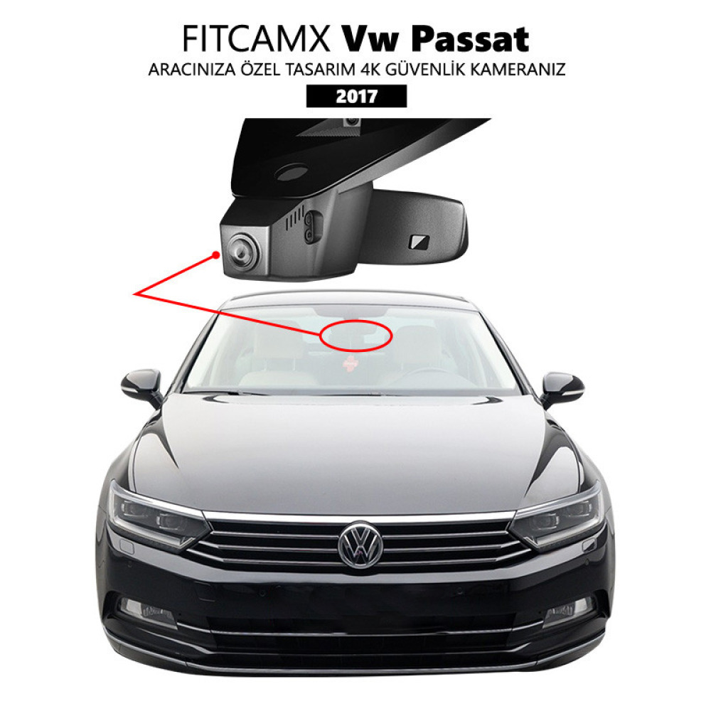Volkswagen Passat Modele Özel 4K Araç Kamerası (2017) (Model C)