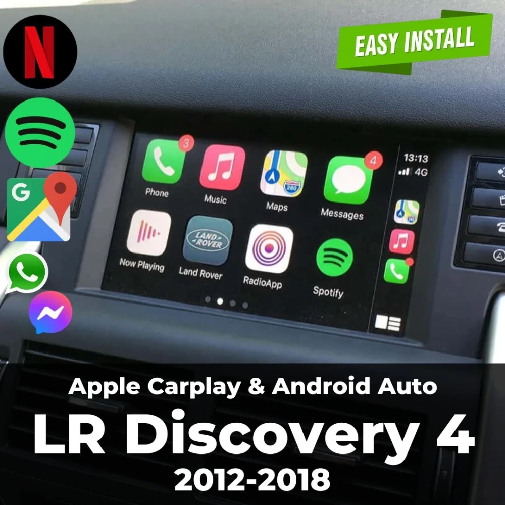Land Rover Discovery 4 Apple Carplay Android Auto Upgrade Modül Wireless Interface 2012 2013 2014 2015 2016 2017 2018 