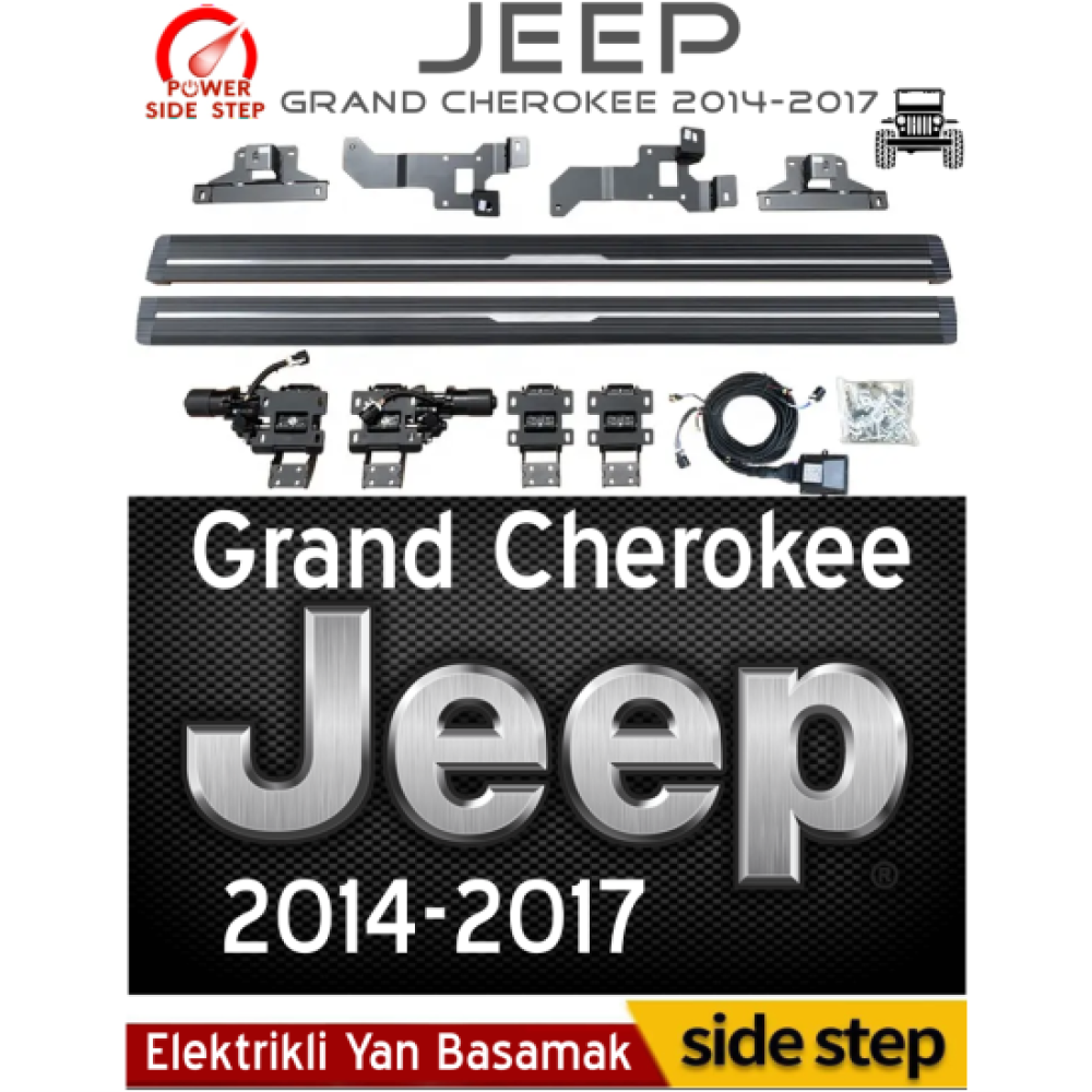Jeep Grand Cherokee 2014-2017 Otomatik Elektrikli Yan Basamak