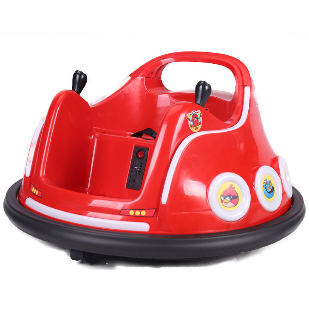 Turbo-Spin Akülü Çarpışan Araba - 360 Derece Dönebilen, Uzaktan Kumandalı, Işıklı ve Güvenlik Bariyerli İnteraktif Eğlence Aracı