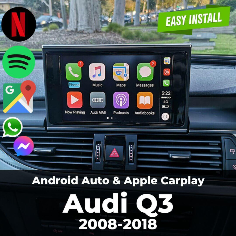 Audi Q3 2008-2018 Apple Carplay Android Upgrade Modül-Multimedya Interface