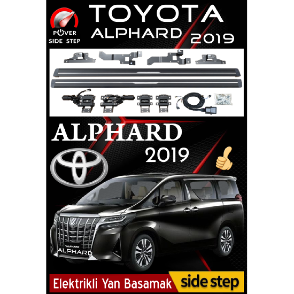 Toyota Alphard 2019 Otomatik Elektrikli Yan Basamak