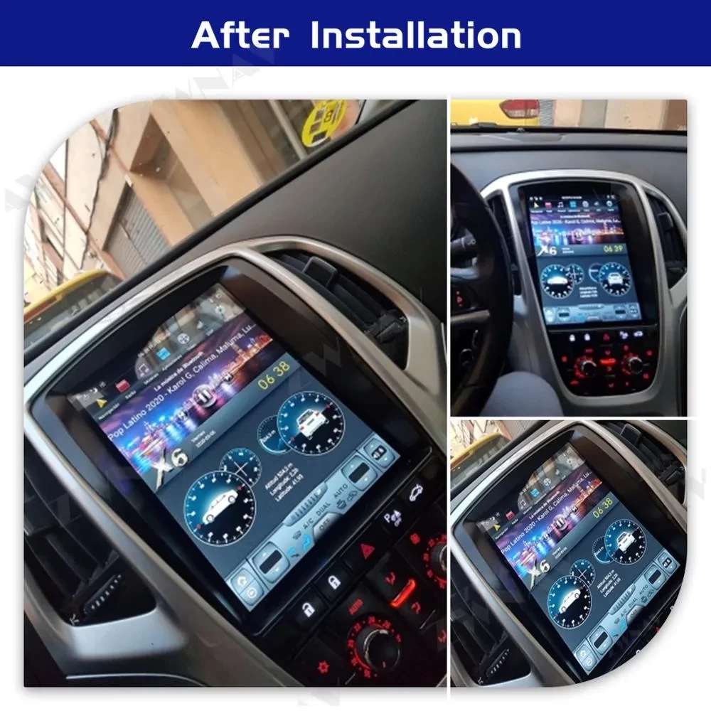 Opel Astra J (2012-2014) Android 12.0 Tesla Style Dikey Multimedya Sistemi