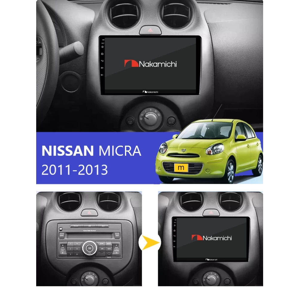 Nissan Micra (2011-2013) | Android Multimedya Navigasyon Sistemi