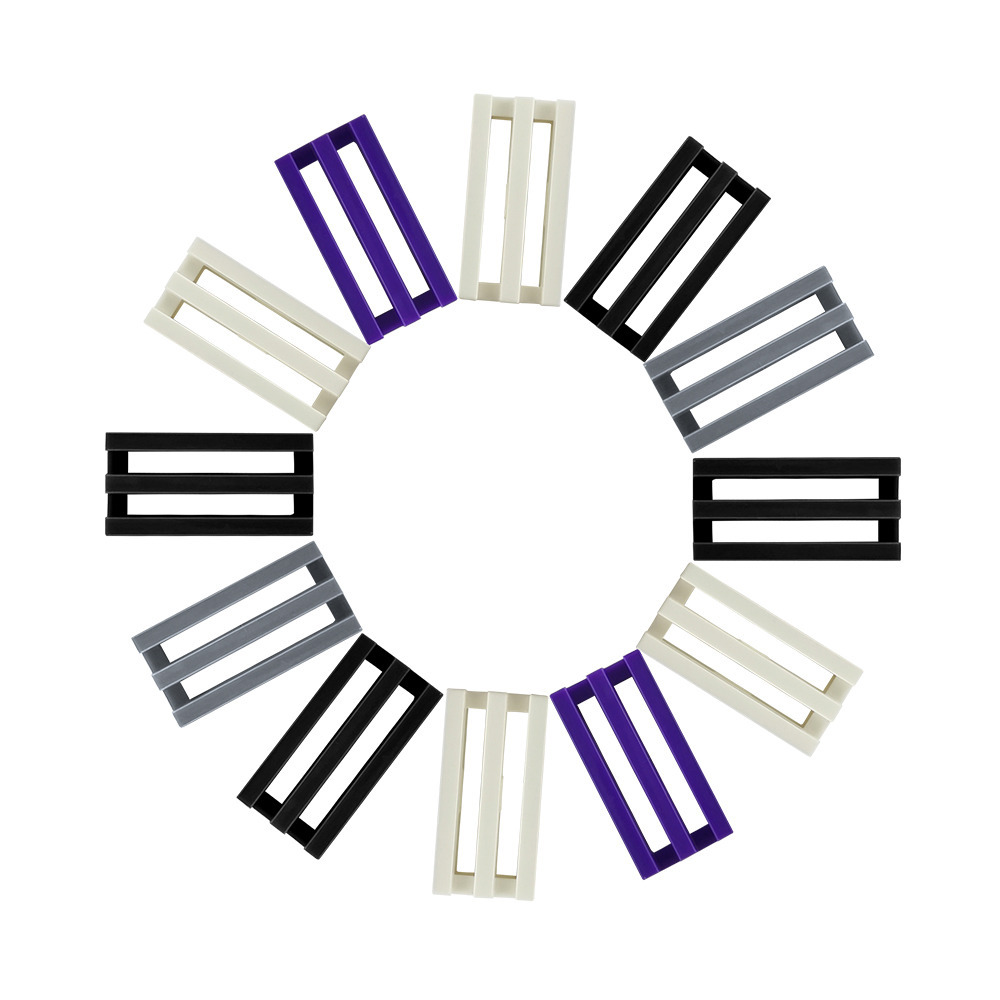 WeDoRobotik NO 2412 Teknik Izgara Karo (Tile Modified 1x2 Grille)-Robotik Havalandırma ve Endüstriyel Detay Elemanları