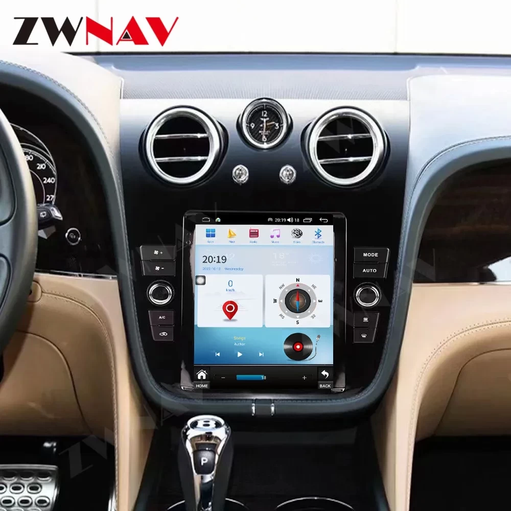 Bentley Bentayga (2016-2022) Android 14.0 Tesla Style Dikey Multimedya Sistemi