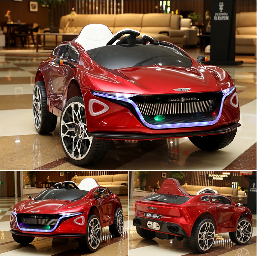 Aston-Elite 12V Grand Tourer - Geniş Izgaralı, Akışkan Tasarımlı, 12V Çift Motorlu ve Uzaktan Kumandalı Akülü Lüks Spor Araba