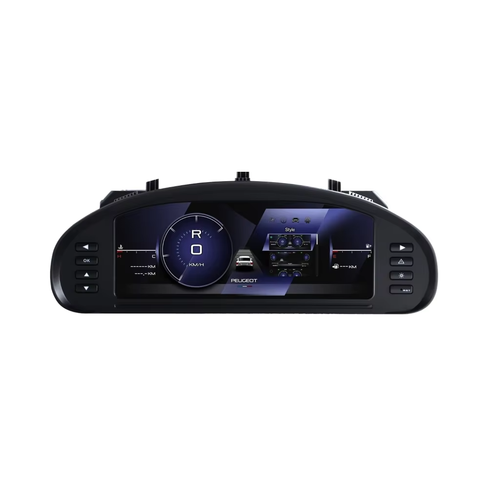 Peugeot 407 Dijital Hayalet Ekran Hız Gösterge Paneli 2004 2005 2006 2007 2008 2009 2010