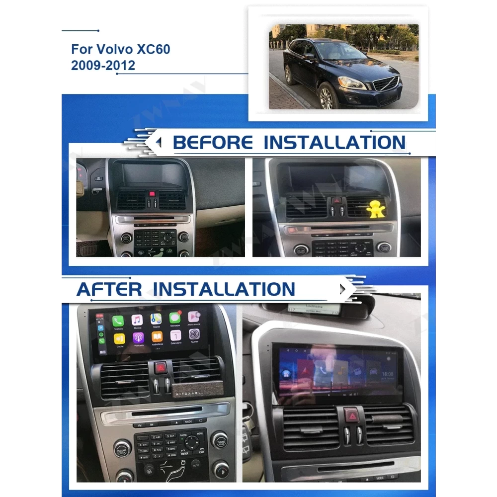 Volvo XC60 (2009-2017) Android 13.0 Profesyonel Multimedya Sistemi