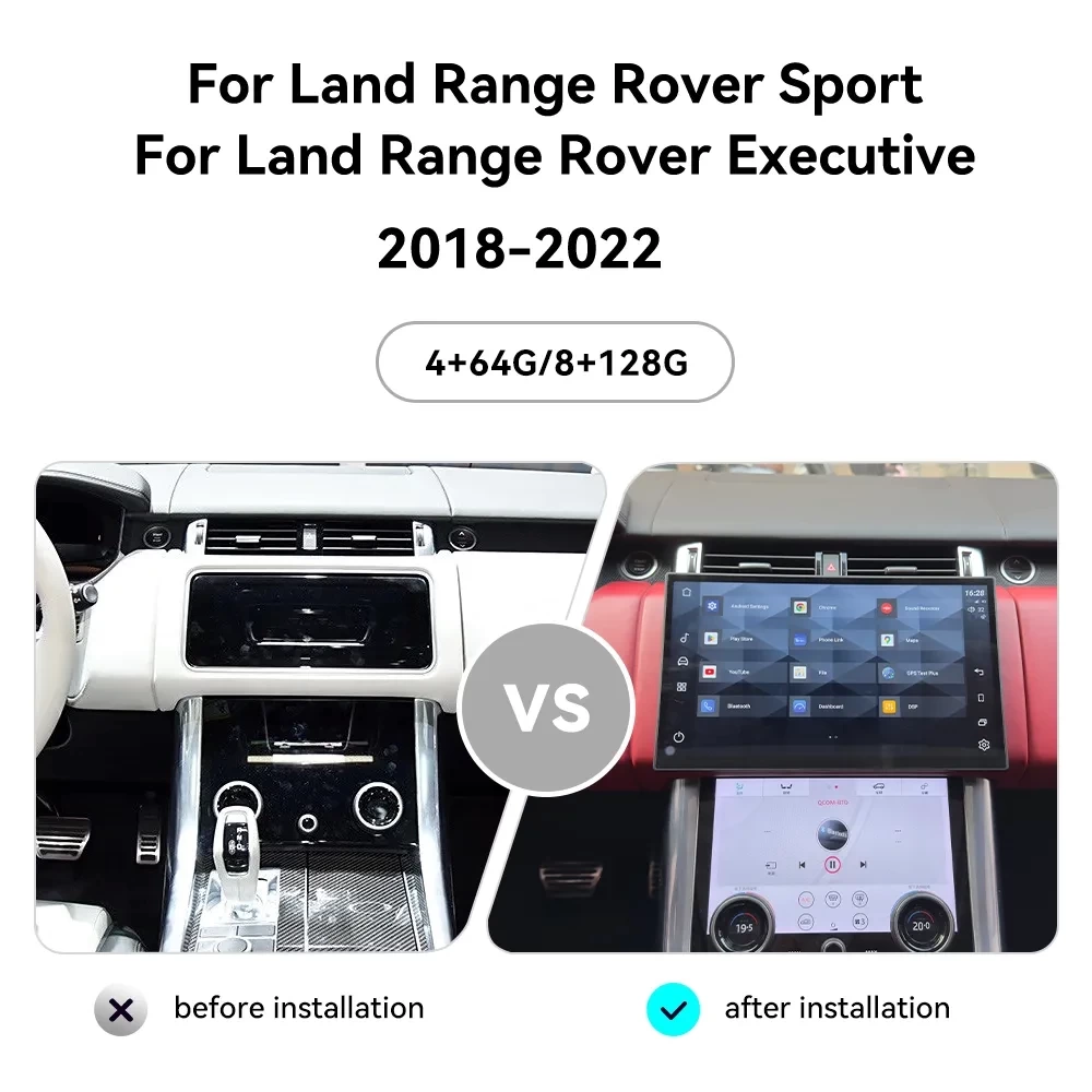 Land Rover Range Rover Vogue / Sport (2018-2022) 13.3 inç Android 14.0 Profesyonel Multimedya Sistemi