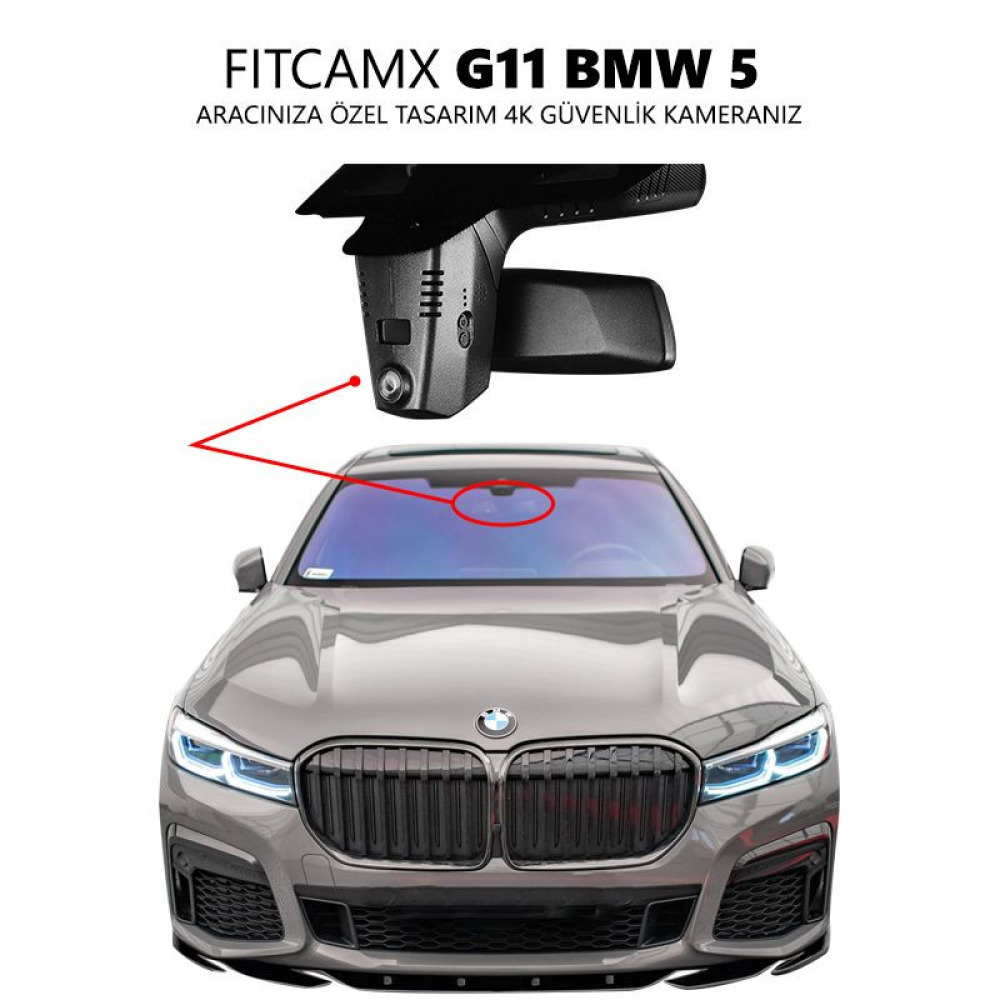 BMW 7 G11 Serisi Modele Özel 4K Araç Kamerası