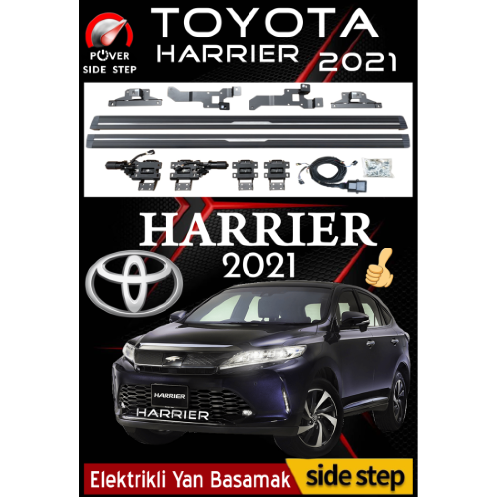 Toyota Harrier 2021 Otomatik Elektrikli Yan Basamak