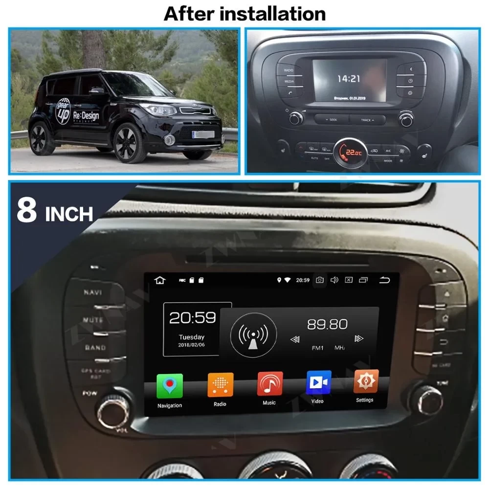 KIA Soul (2014-2017) PX6 4G+64GB Android Multimedya Sistemi