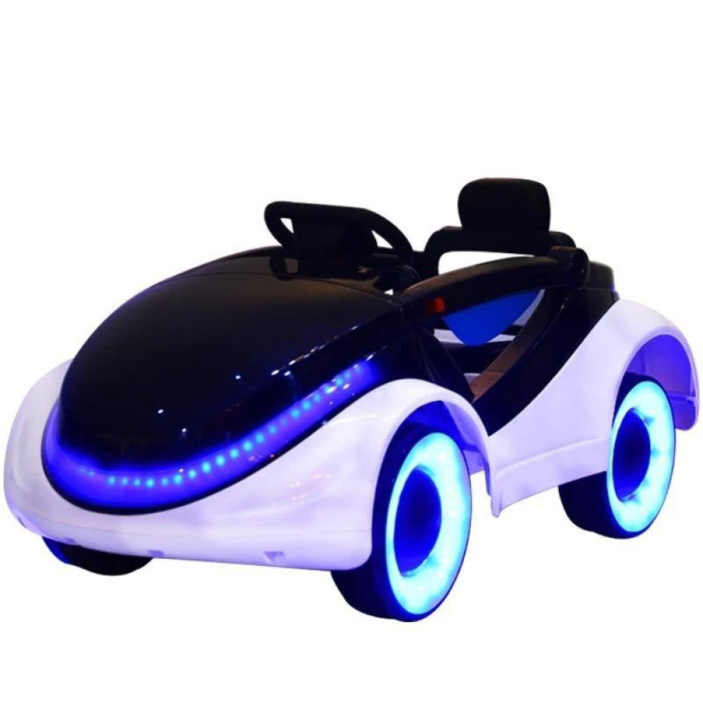 Velocity-GT 12V Speedster - Dikey Kanallı Tampon, Keskin LED Farlı, 12V Çift Motorlu ve Sportif Akülü Çocuk Arabası