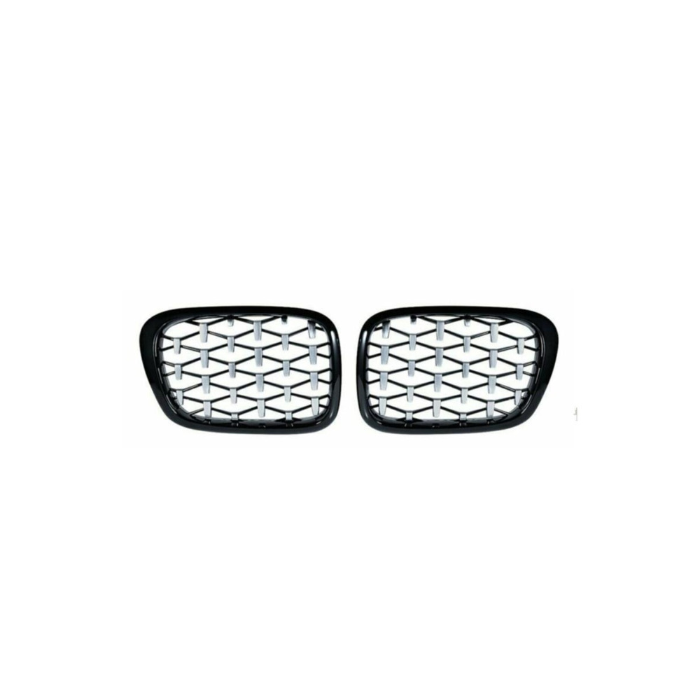 Bmw 3 Serisi E36 İçin Uyumlu Diamond Panjur ( Piano Black Çerçeve ) 1997-1999