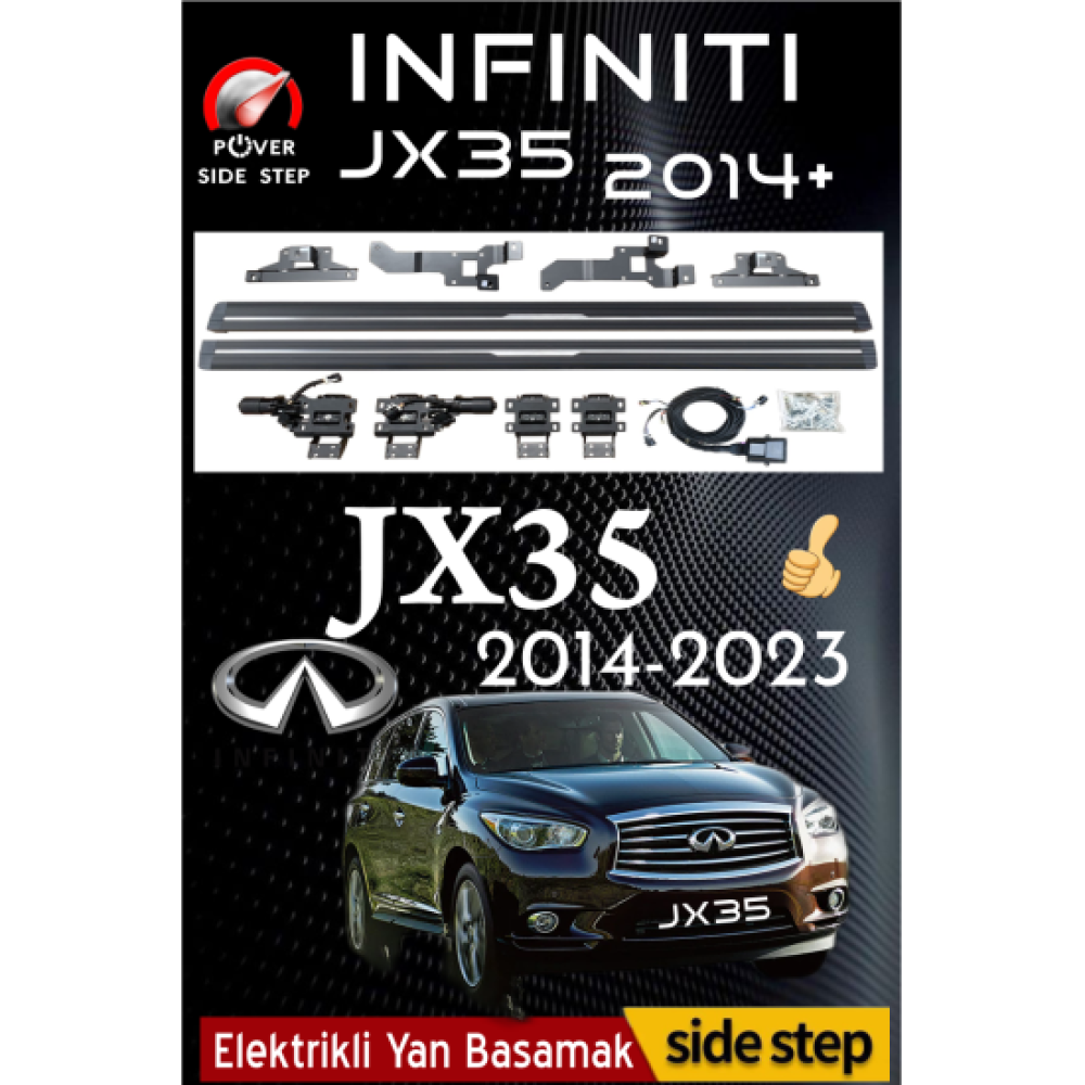 Infiniti JX35 2014-2023 Otomatik Elektrikli Yan Basamak