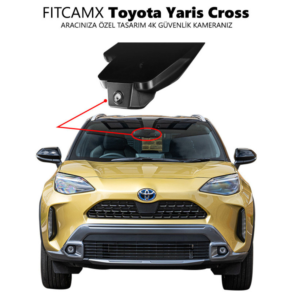 Toyota Yaris Cross Modele Özel 4K Araç Kamerası (2022-2023)