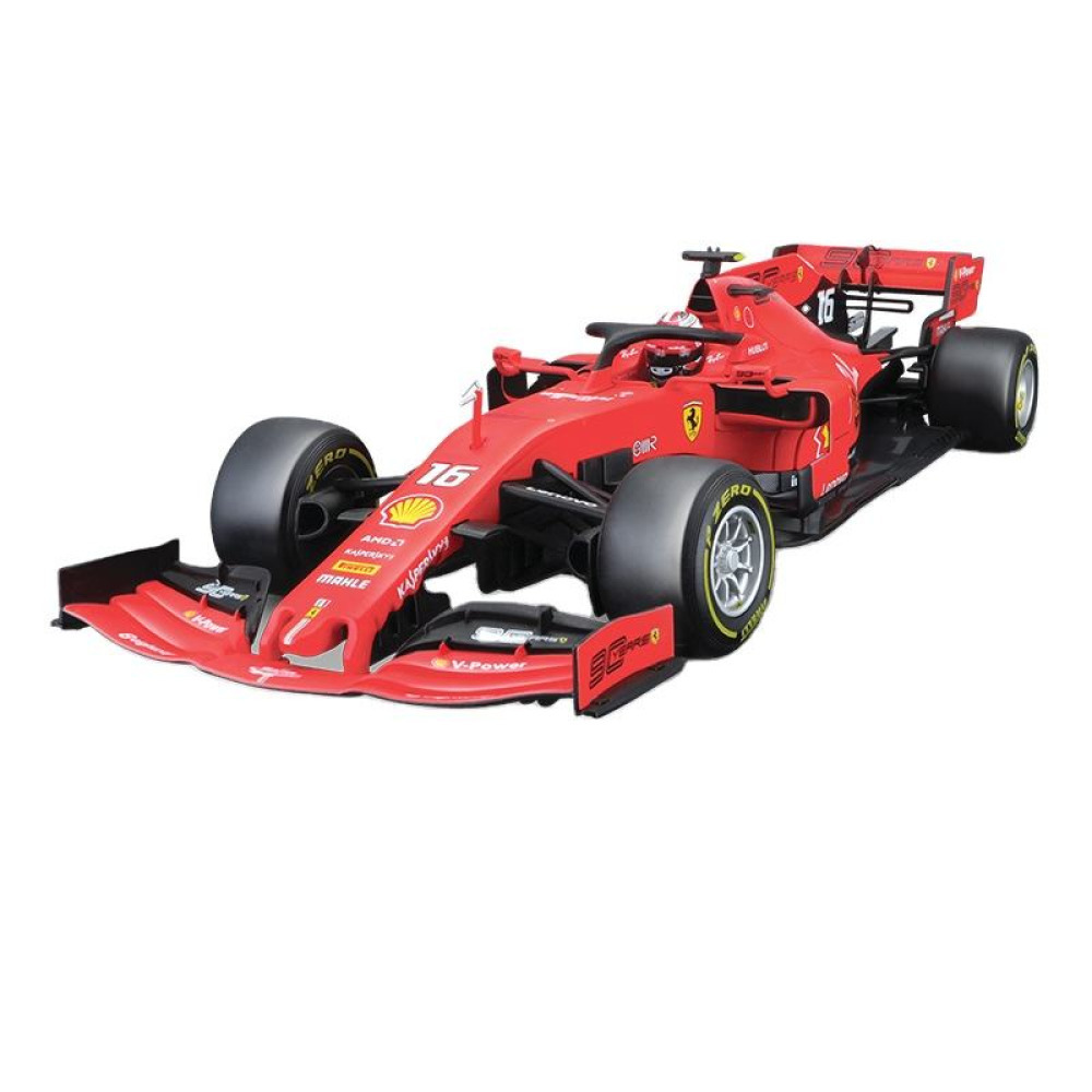 Bburago 1/18 Ferrari SF90 F1 (#16 Charles Leclerc) Diecast Pistlerin Kırmızı Fırtınası ve Formula 1 Tutkusu