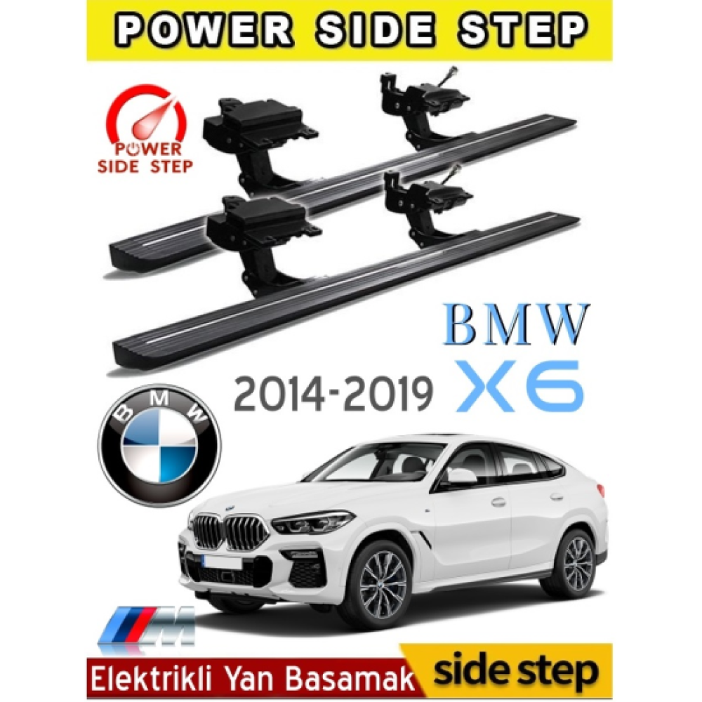 BMW X6 2014-2019 Otomatik Elektrikli Yan Basamak