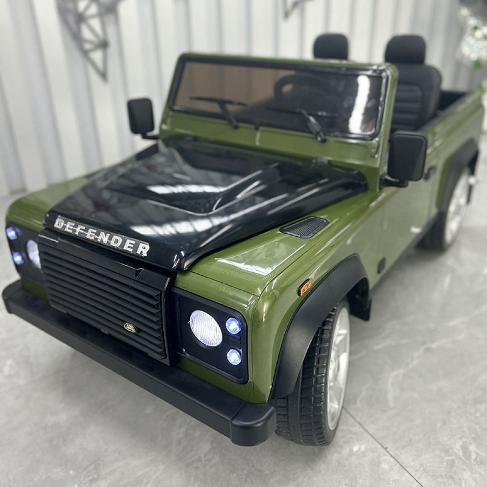 24V Lisanslı Range Rover Vogue - Özel Sarı Seri, Çift Kişilik Deri Koltuk ve Kauçuk Lastikli Dev Akülü Jeep
