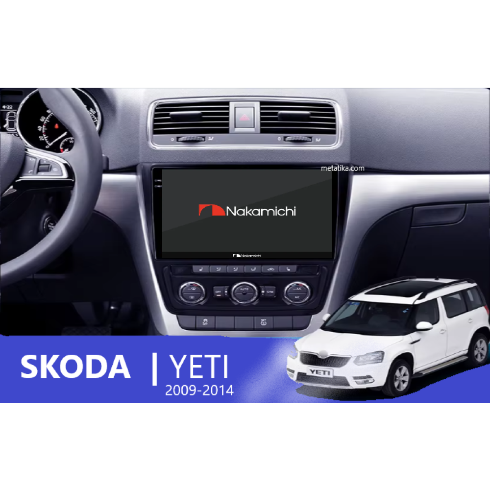 Skoda Yeti (2009-2014) | 10.1 İnç Android Multimedya ve Navigasyon Sistemi