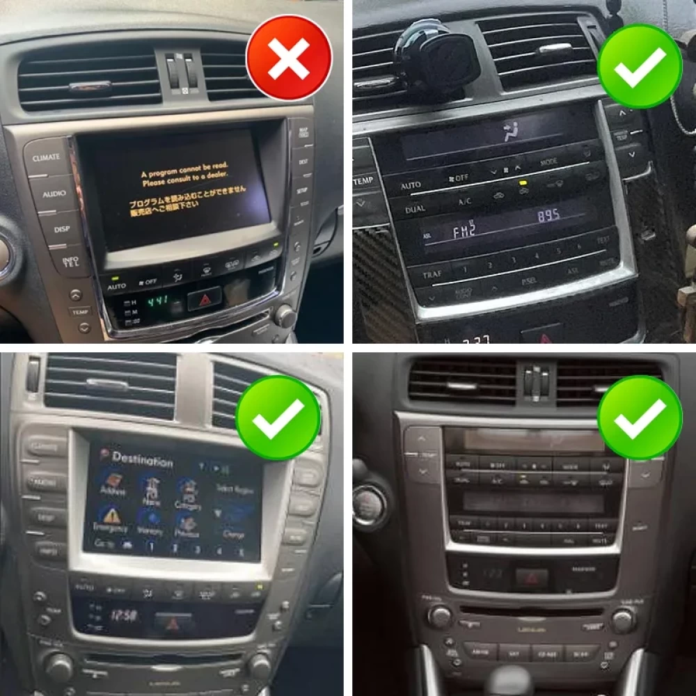 Lexus IS250 / IS300 / IS350 (2005-2012) Android Multimedya ve Navigasyon Sistemi