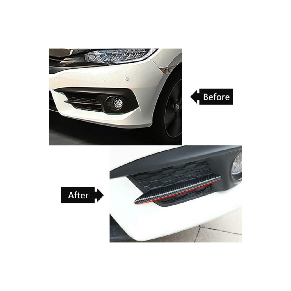 Honda Civic İçin Uyumlu FC5 Ön Sis Orta Çıta Karbon 2016-2020