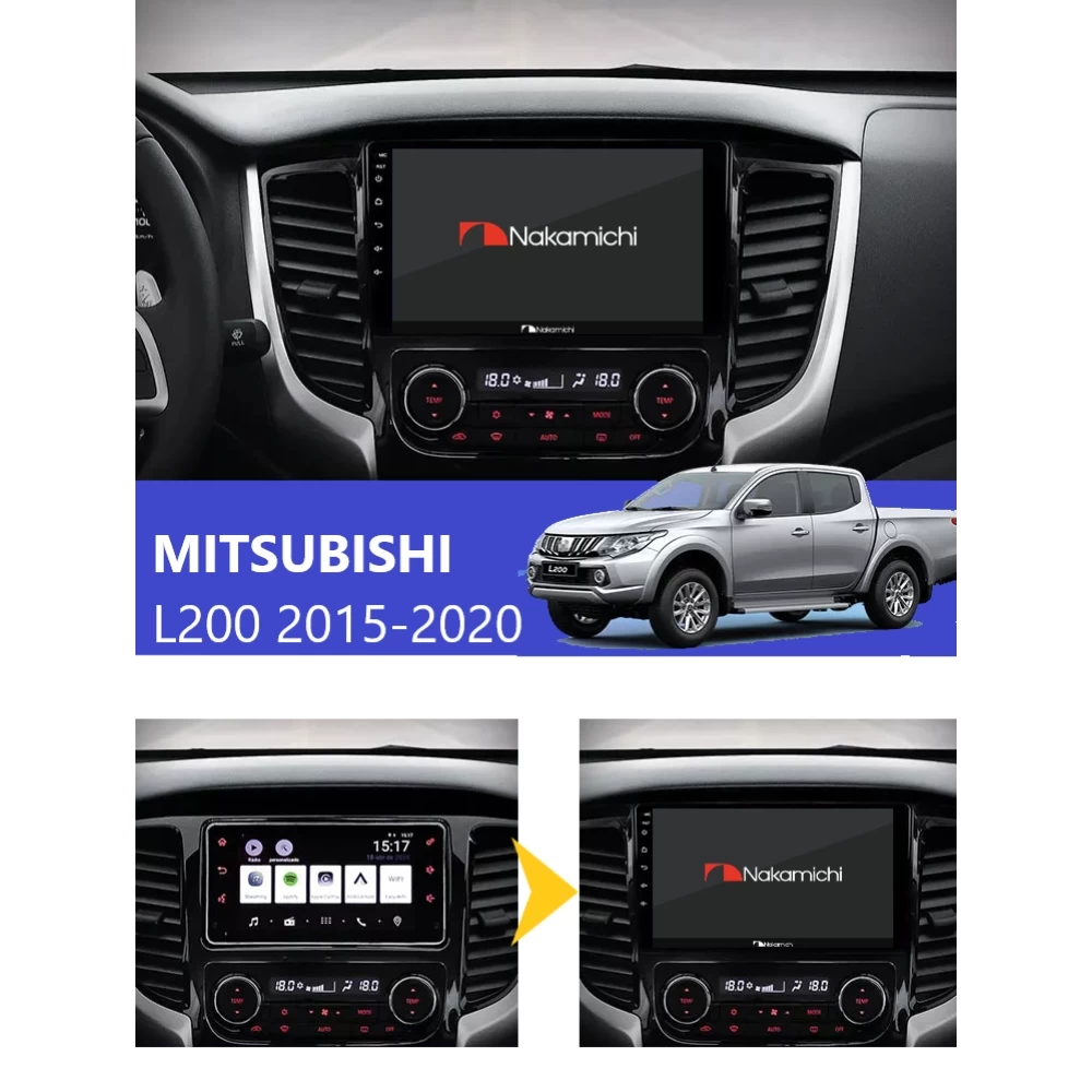 Mitsubishi L200 (2015-2020) | Android Multimedya Navigasyon Sistemi