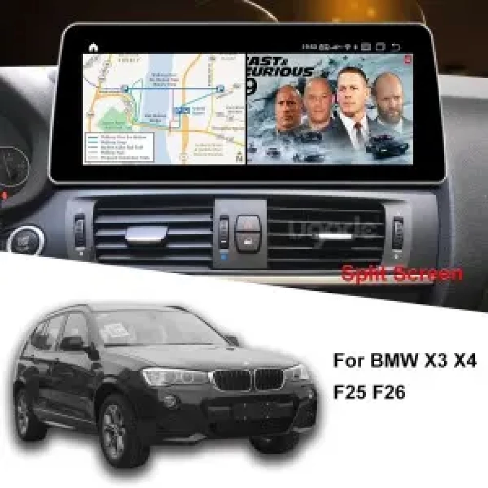BMW X3 Serisi 12.3 inch - CarPlay - Android - GPS Navigasyon - Multimedya Ekran 