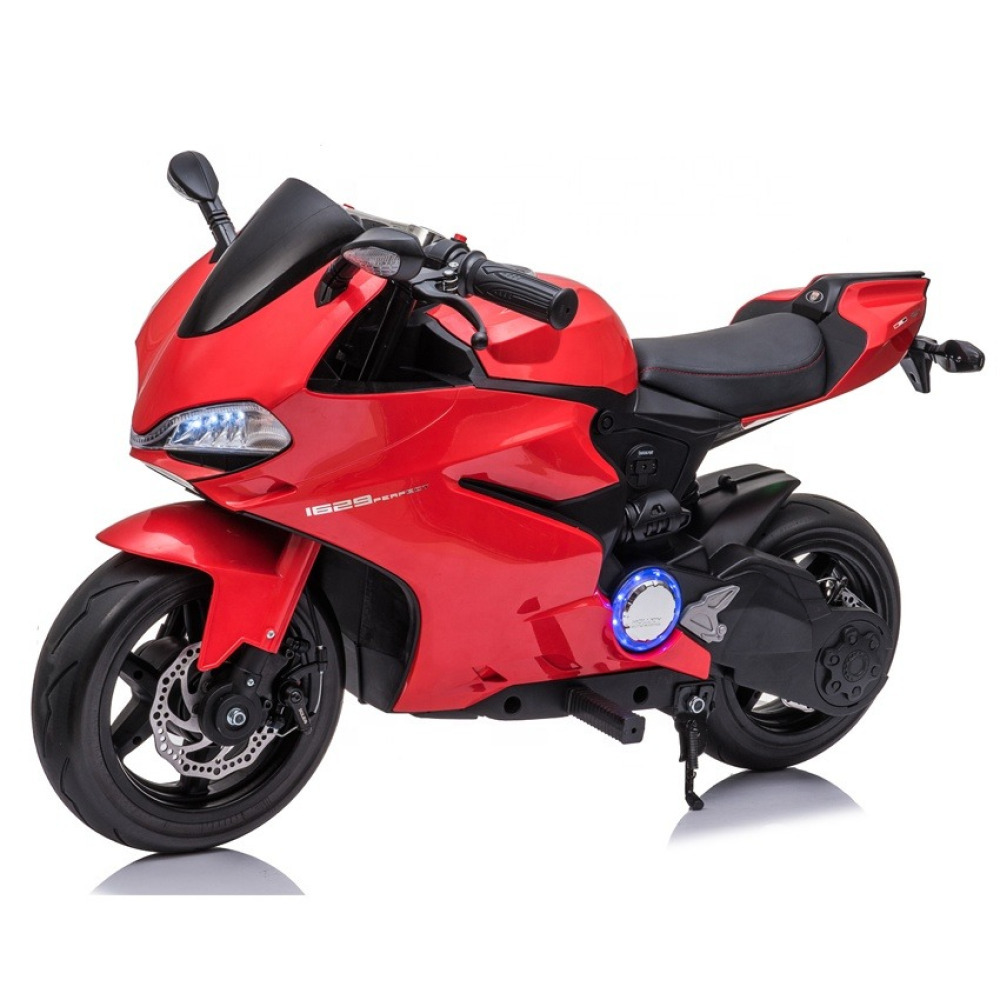 Super-Sport Corsa 12V Keskin Hatlı Aerodinamik Gövdeli Üç Tekerlekli ve 12V Çift Motorlu Akülü Motor