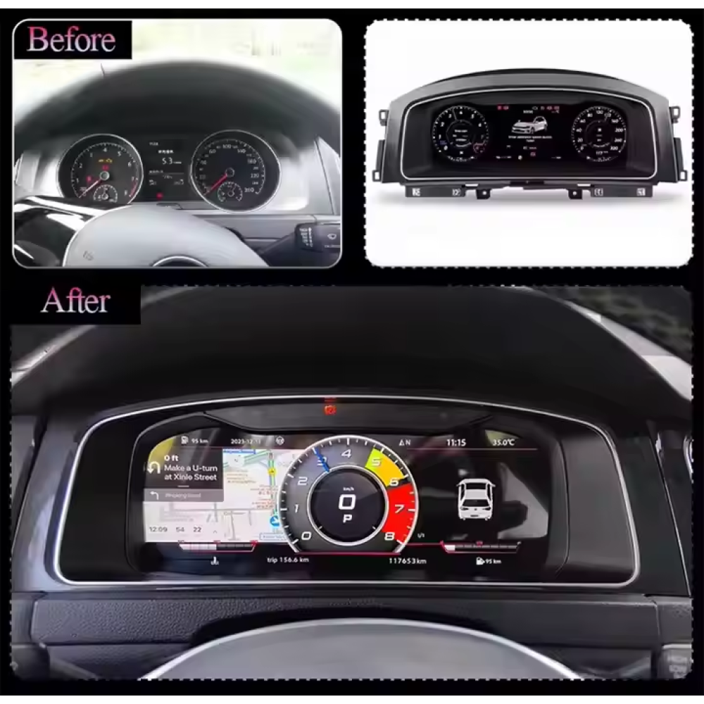 Volkswagen Passat Hayalet Ekran Gösterge 2015-2020