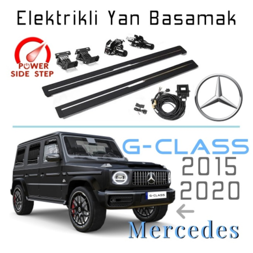 Mercedes Benz G-Class 2015-2020 Otomatik Elektrikli Yan Basamak