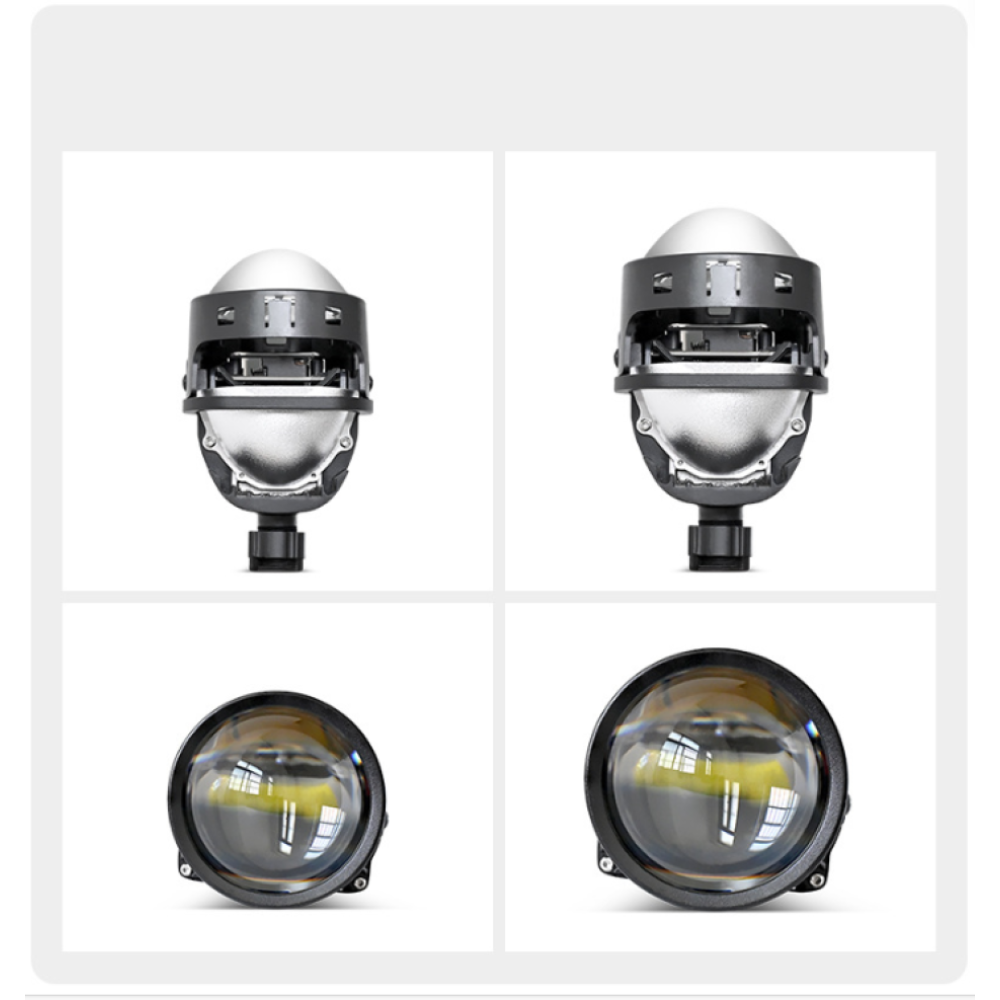 3 İnç 50W  Bi-LED 5500K H7/9005 LED Ampul Projektör Far Yakın/Uzun Işık-Yeni 40/50W
