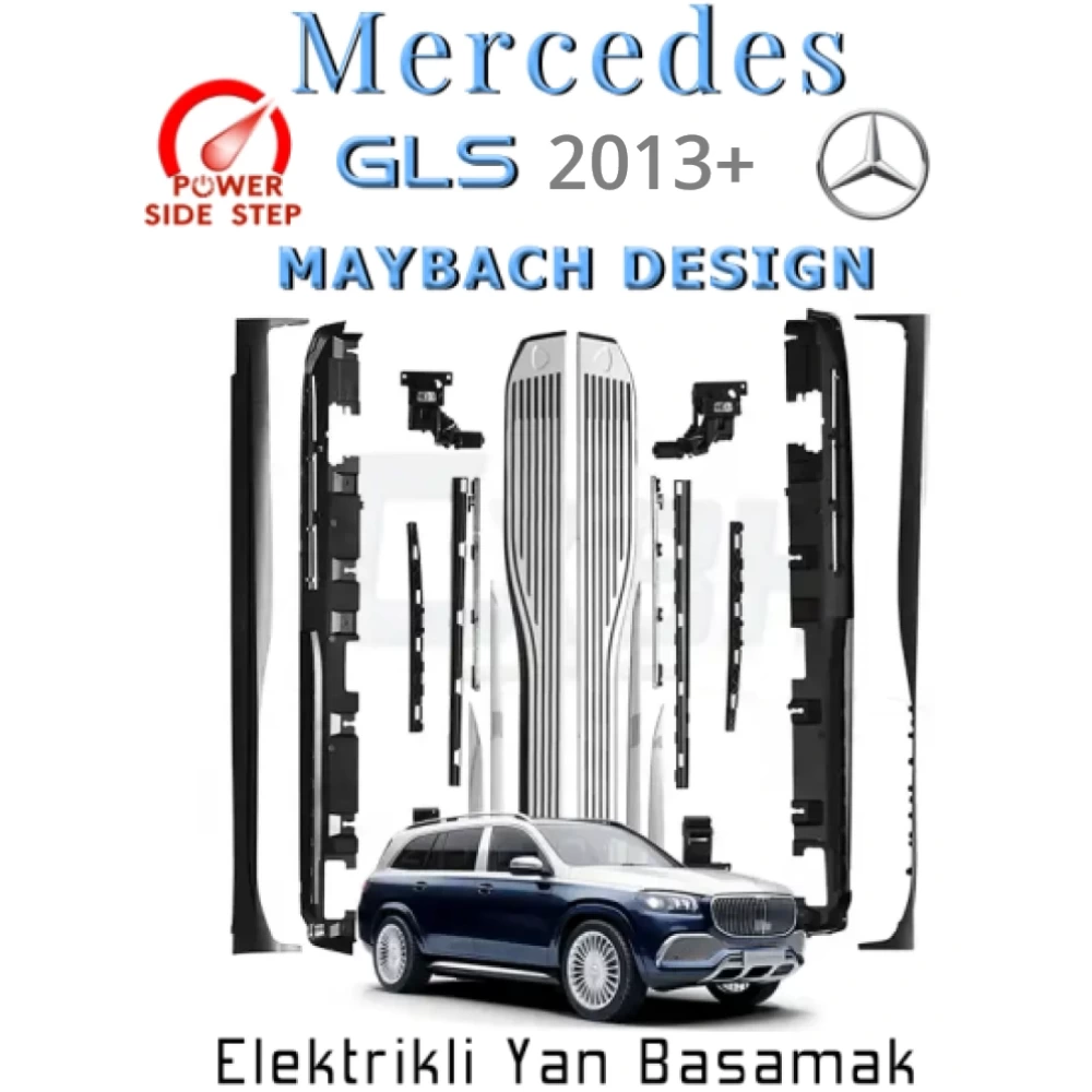 Mercedes Benz 2013+ W167 GLS Maybach Dizayn Otomatik Elektrikli Yan Basamak
