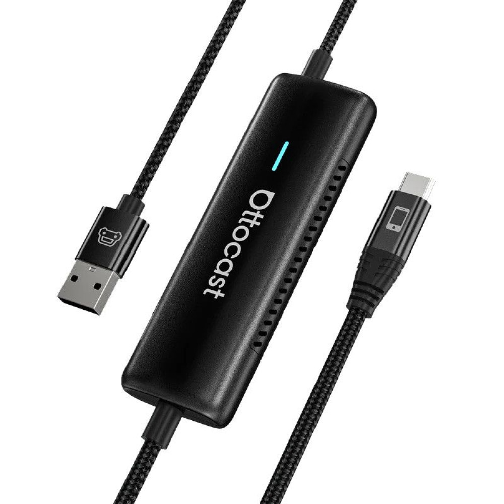 Ottocast Kablosuz CarPlay Adaptörü Mirror Touch Çift Yönlü Kontrol Adaptörü